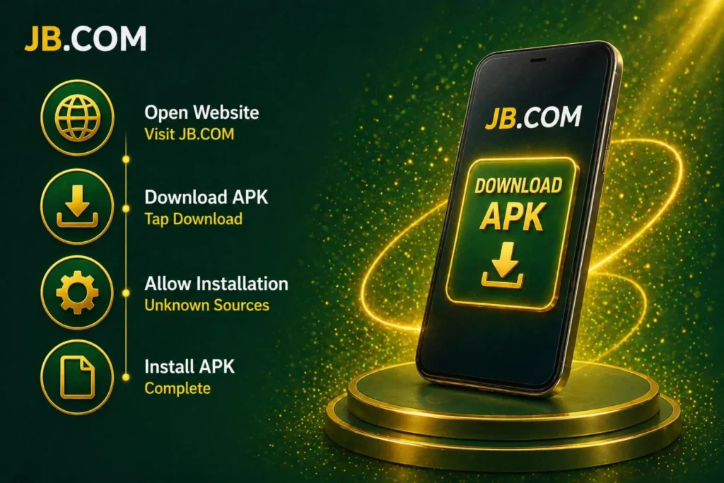 JB.COM app on Android